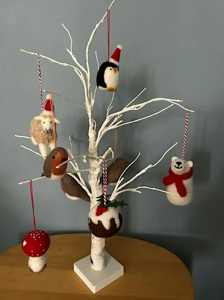 Christmas Needle Felting Workshop at Crosspool Social