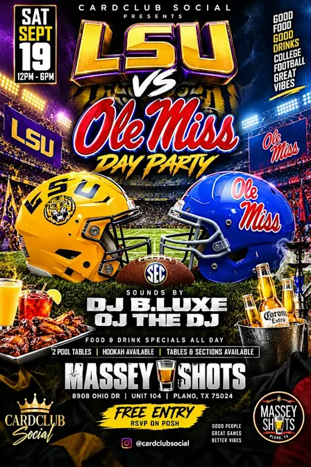 Big Game Saturday Day Party