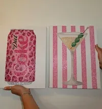 Dazzle and Design Workshop (Bedazzled Canvas & Coaster)