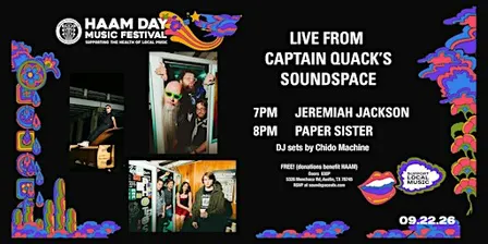 HAAM DAY SHOWCASE- Jeremiah Jackson & Paper Sister