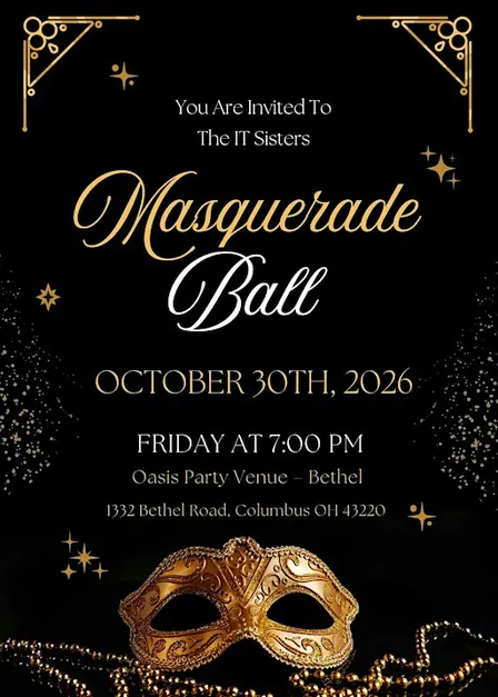 IT Sisters Masquerade Ball