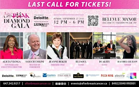 after BREAST CANCER Pink Diamond Gala