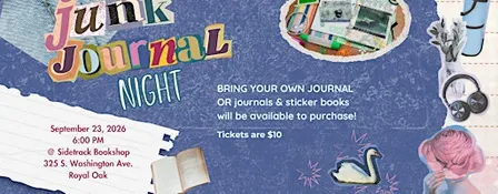 Junk Journal Night @ Sidetrack Bookshop