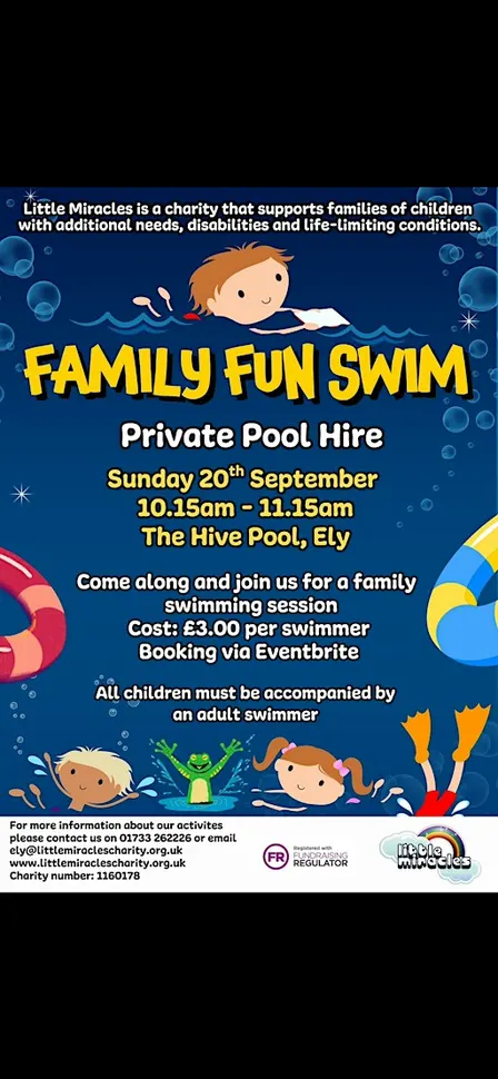 Swimming private hire