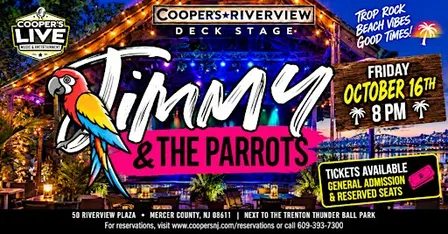 Jimmy and the Parrots at Cooper's Riverview!