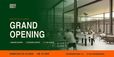 grand opening arenadrei