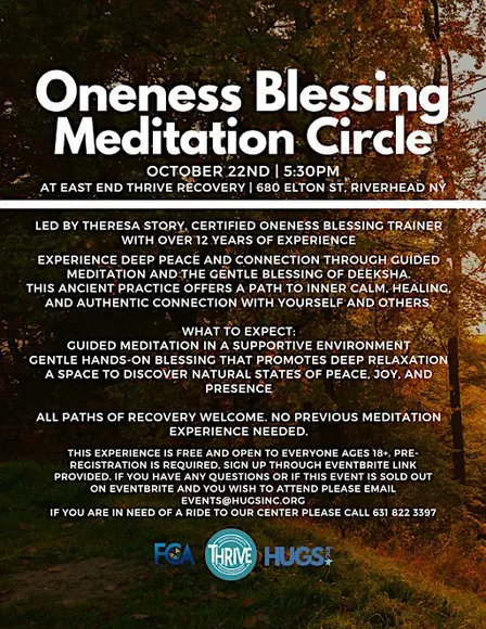Oneness Blessing Meditation Circle