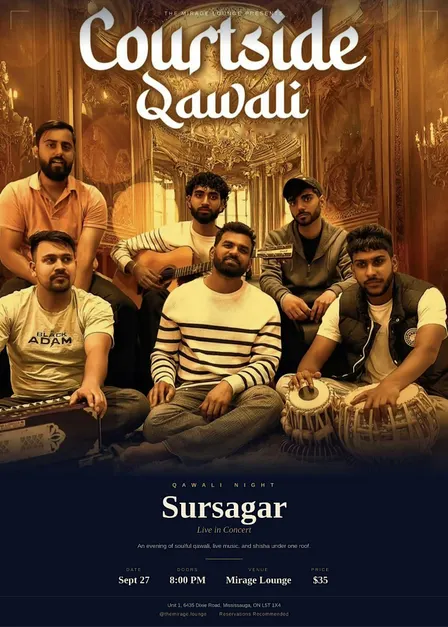 SUR SAGAR QAWALI NIGHT AT MIRAGE LOUNGE