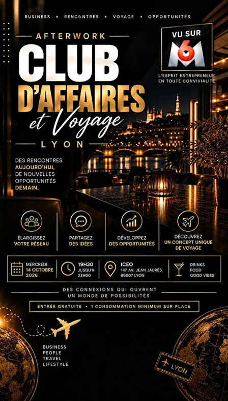 AFTERWORK CLUB D'AFFAIRES & VOYAGE - LYON