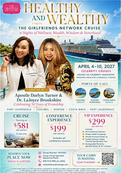 HEALTHY AND WEALTHY -THE GIRLFRIENDS NETWORK CRUISE
