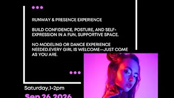 Confidence & Runway Workshop for Kids Ages 6–12