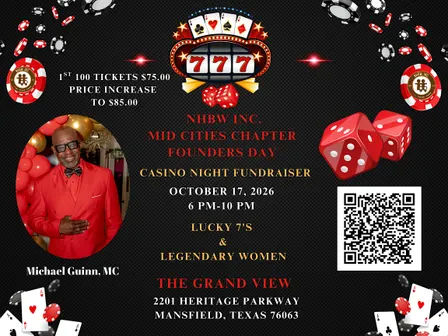 2026 Annual Founder’s Day: Casino Night Fundraiser