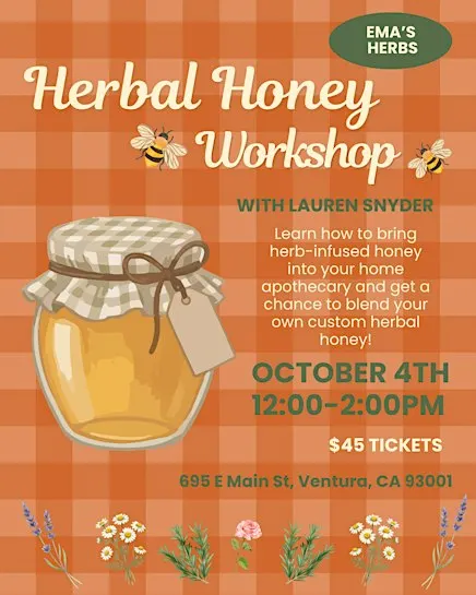 Herbal Honey Workshop with Lauren Snyder