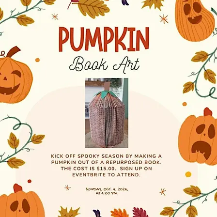 Pumpkin Book Art