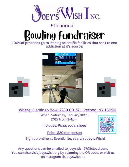 Joey’s Wish Inc.’s annual bowling fundraiser