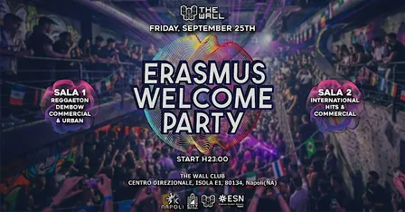 The Official Erasmus Napoli Welcome Party 2026 Flag Edition [Erasmus Only]