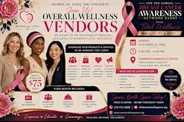 Overall Wellness Vendors :Total Wellness Mind, Body, & Soul Network Event