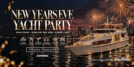 Gold Coast Yacht Party | NYE 2026