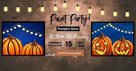 Pumpkin Glow Paint Night