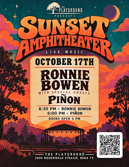 Sunset Amphitheater: Ronnie Bowen with Piñon