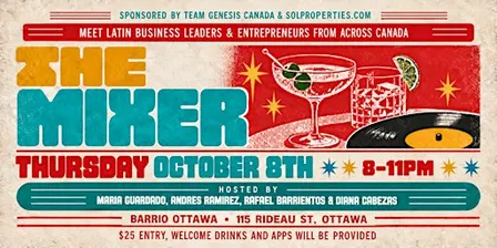 Latin Leader & Entrepreneur Mixer – BARRIO (Ottawa)
