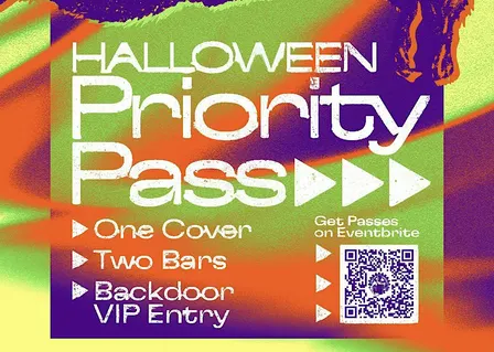 Rain on 4th & Oilcan Harry’s Halloween Priority Pass