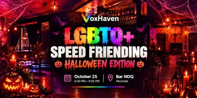 LGBTQ+ Speed Friending: Halloween Edition in Montréal