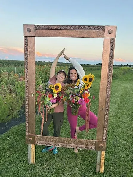 Petals, Poses, & Peace: Yoga & Flower Picking
