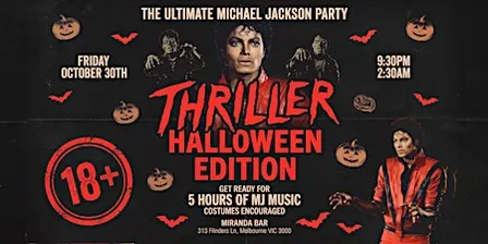 Michael Jackson Halloween Party — The Thriller Experience