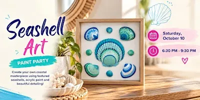 3D Seashell Art Party