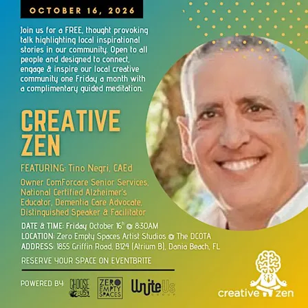 CreativeZen Talks Presents Tino Negri (10/16/26)