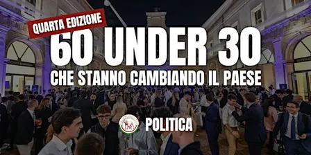 60 UNDER 30 Che stanno cambiando il Paese