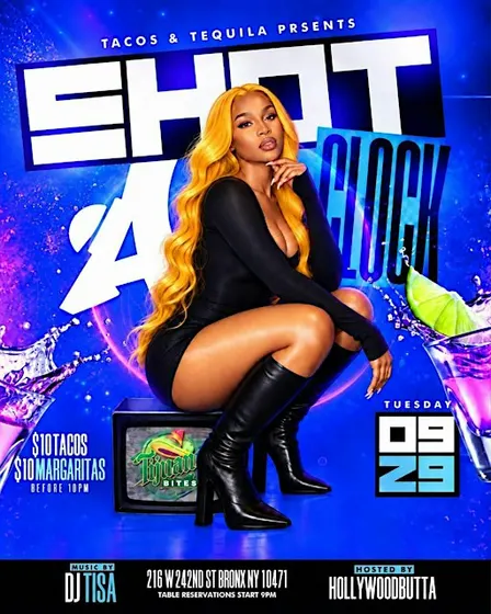 TACOS+TEQUILA TUESDAYS (LADIES FREE B4 11PM)
