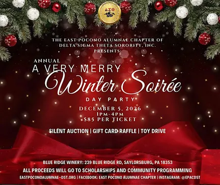 East Pocono Alumnae Chapter Presents: A Very Merry Winter Soirée Day Party
