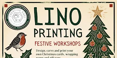 Festive Lino Carving and Printing (10am-12noon)