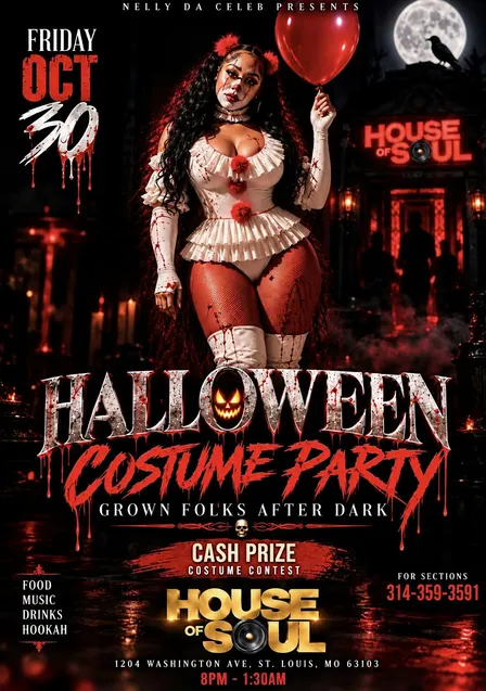 HALLOWEEN COSTUME PARTY @ HOUSE OF SOUL