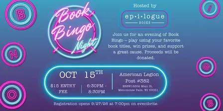 Book Bingo Night