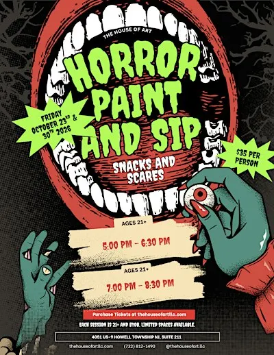 Horror Paint & Sip 21+