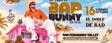 LA CASITA PARTY  CONEJO MALO-  BENITO TRIBUTO EN VIVO – RAIN STUDIO CITY