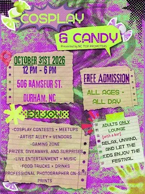 Cosplay & Candy: Free Durham Truck-or-Treat Halloween Festival