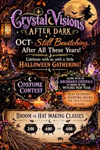 Crystal Visions After Dark October
