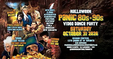 PANIC: 80s/90s Halloween Video Dance Party w/ DJ Lazarus