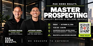Master Prospecting: Qualify Buyers and Sellers Quickly! REALTOR'S FREE RSVP
