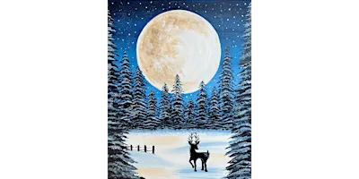 Winter Moon Glow - Paint and Sip in Cincinnati | Classpop!™