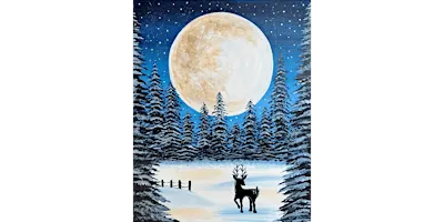 Winter Moon Glow - Paint and Sip in Cincinnati | Classpop!™