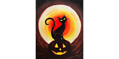 Eyes Aglow on Halloween - Paint and Sip in Chicago | Classpop!™