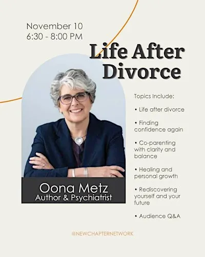 A Conversation About Life After Divorce with Unhitched author, Oona Metz
