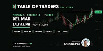 Table of Traders — Del Mar: Stocks, Options, Futures, Crypto