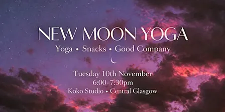 November New Moon Yoga + Snack Gathering