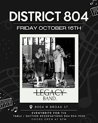 District Fridays w/ Legacy Band